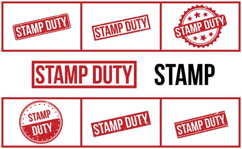 Stamp Duty Rubber Stamp Set Vector 23393014 Vector Art at Vecteezy