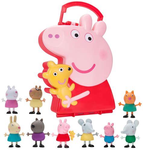 Peppa Pig Peppa Pigs Carry Along Friends Exclusive Figure Set Jazwares ...