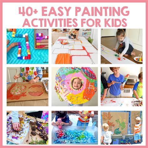 Easy Painting Activities for Kids - Days With Grey