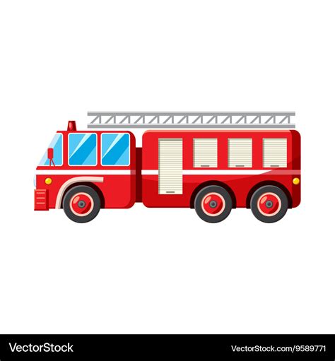 Fire Truck Fire Engine Clipart Image Cartoon Firetruck