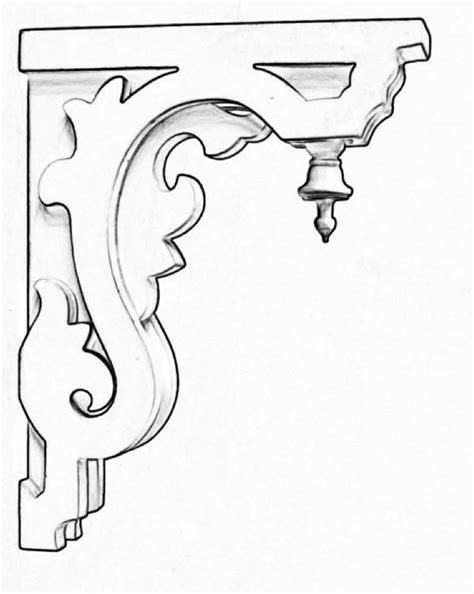 Love this corbel design | Corbels, Porch brackets, Wooden corbels