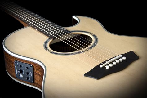 Washburn EA20SNB Acoustic Electric Guitar | Mega Music Store