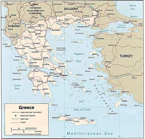 Map of Greece