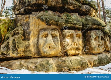 Harfenice Natural Formations are Large Sandstone Blocks of Sculptures ...