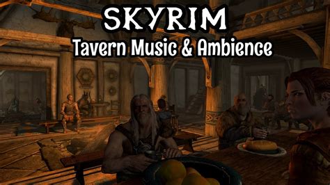 Skyrim - Tavern Music & Ambience With Rain Sounds - Skyrim Jeremy Soule ...