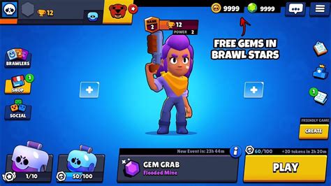 How To Get Free Gems In Brawl Stars. - YouTube