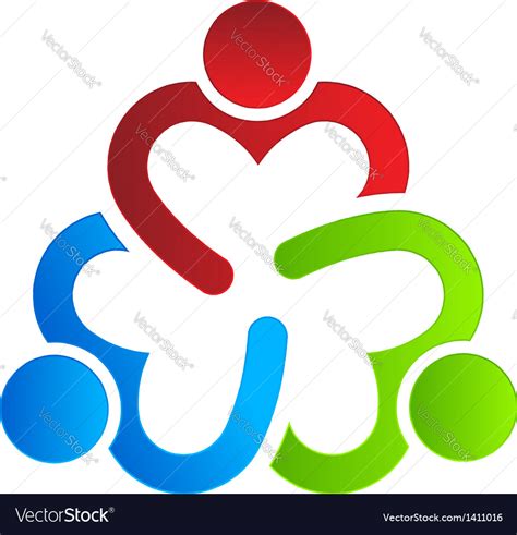 Business logo design sharing 3 Royalty Free Vector Image