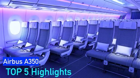 Airbus A350: Interior Cabin tour of the A350 - YouTube