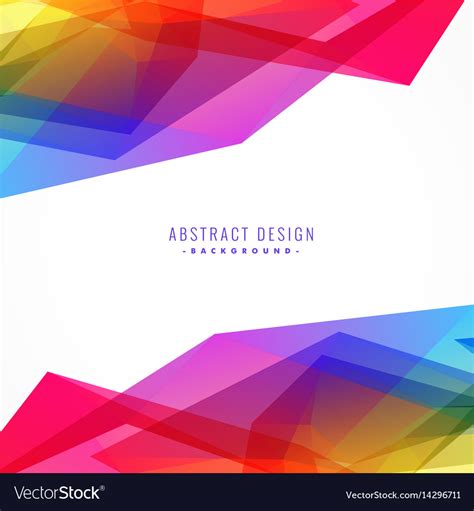 Bright colorful abstract background design Vector Image