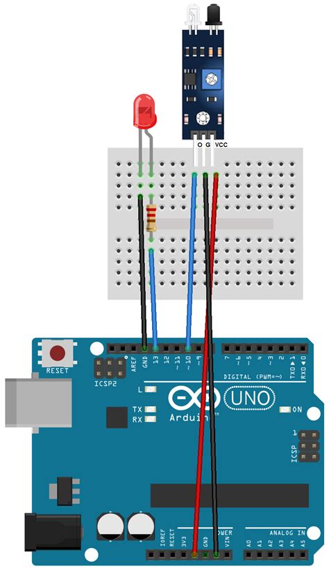 Arduino Ir Sensor Circuit Diagram