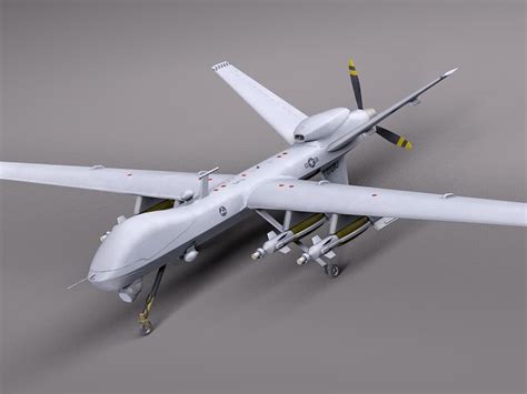 US Drone Reaper MQ-9 3D Model by SQUIR