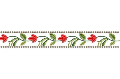 Floral Border · Creative Fabrica