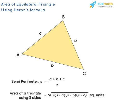 Area of an Equilateral Triangle - Formula, Examples, Definition