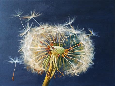 Dandelion, Painting by Alina Yakhyaeva | Artmajeur