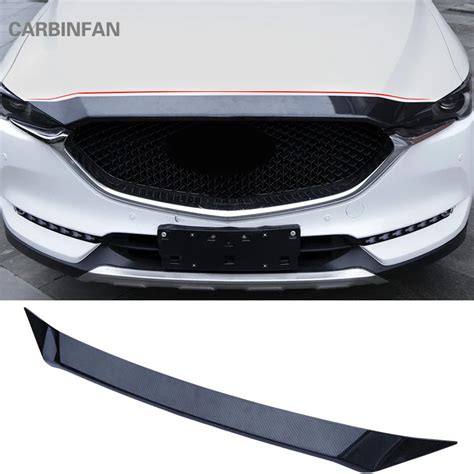 For Mazda CX 5 CX 5 CX 5 2017 2018 ABS Chrome carbon fiber Front Grille ...