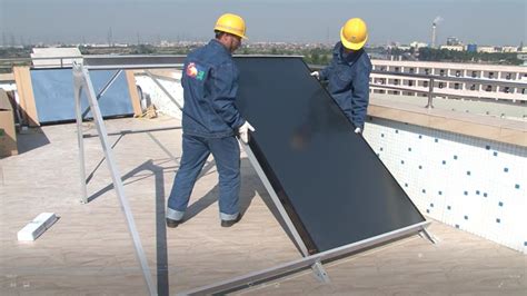 How to install a solar water heater - Compact non-pressurized solar ...