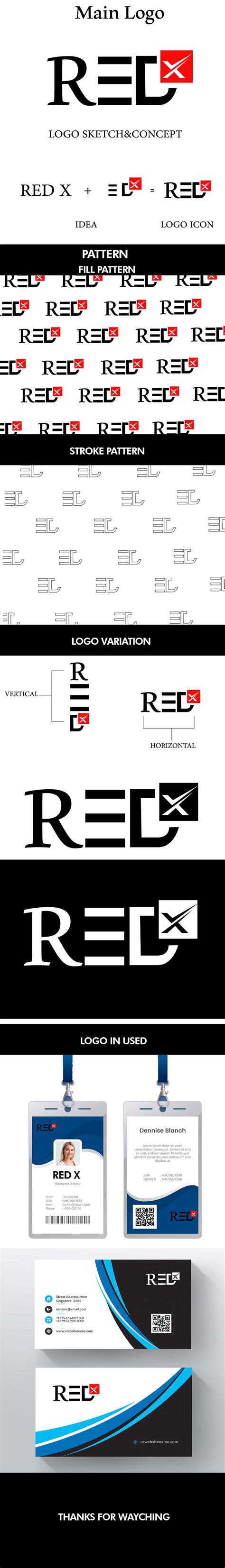 Red X | Logo & Brand Identity :: Behance