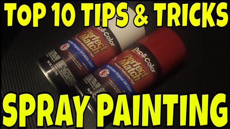 TOP 10 Tips And Tricks For Spray Painting. How To Spray paint ...