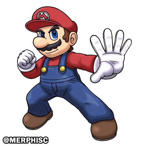 SSBU 001. Mario by MerphISC on DeviantArt