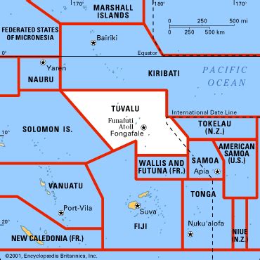 Tuvalu Map and Tuvalu Satellite Images