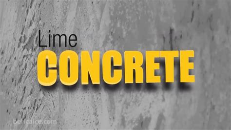 Lime Concrete by Luxury&LIME | Application video - YouTube