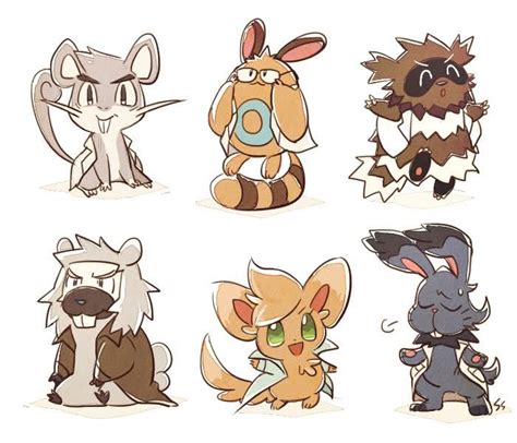 Professors from Gen 1-6 as early-game normal types from their ...