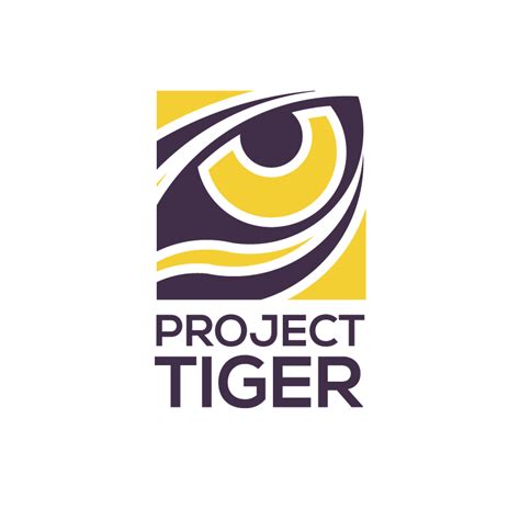 Project Tiger - Geometric predator eye logo - Roven Logos