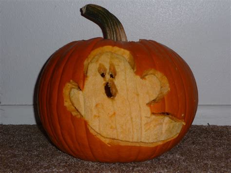 Ghost Pumpkin - Halloween | Halloween pumpkins, Pumpkin carving, Ghost ...