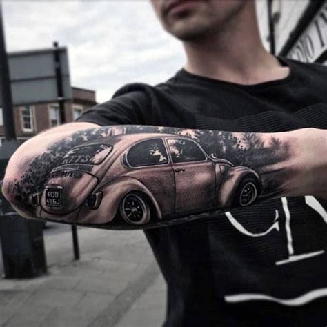 50 Volkswagen VW Tattoos für Männer – Automotive Design-Ideen - Mann ...