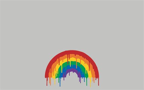 melting, Rainbows, Minimalism HD Wallpapers / Desktop and Mobile Images ...