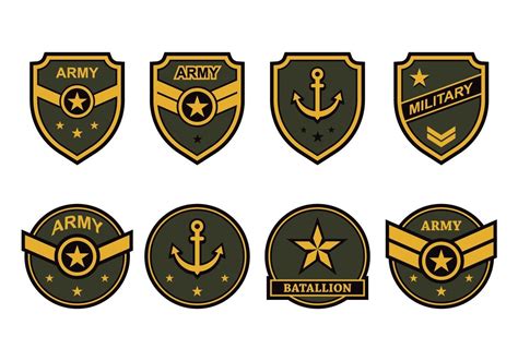 Free Army Emblem Vector Crest Logo, ? Logo, Army Medals, Camouflage ...