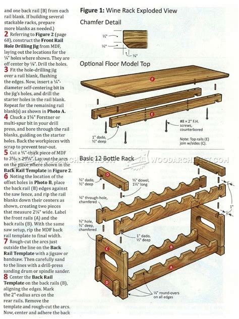 Stacking Wine Rack Plans - Furniture Plans | Wine rack plans, Wine rack ...