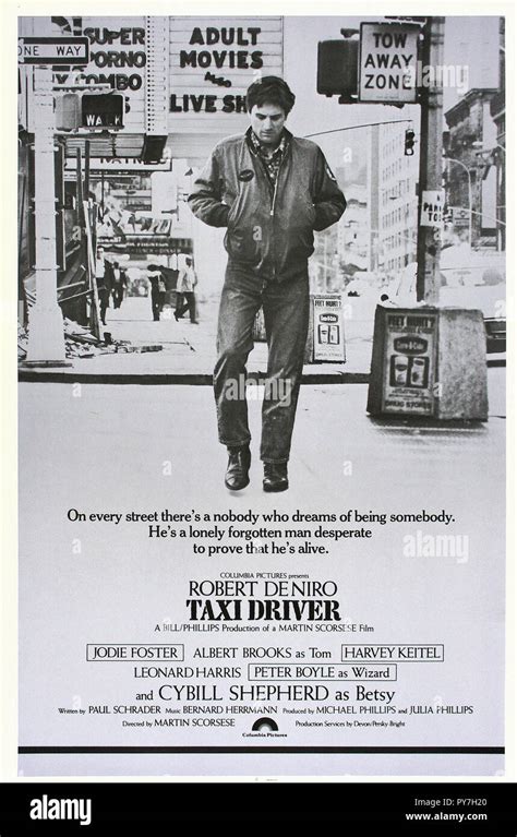 Taxi Driver - Original Movie Poster Stock Photo - Alamy