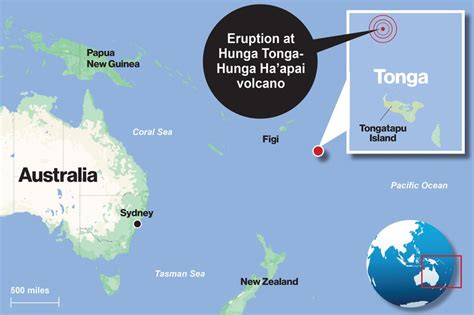 Photos show Tonga volcano collapsing just before eruption