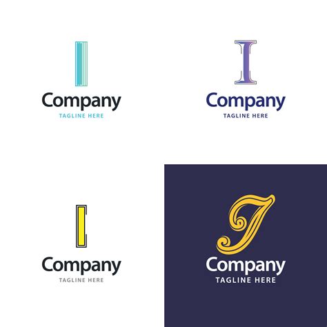 Letter I Big Logo Pack Design Creative Modern logos design for your ...