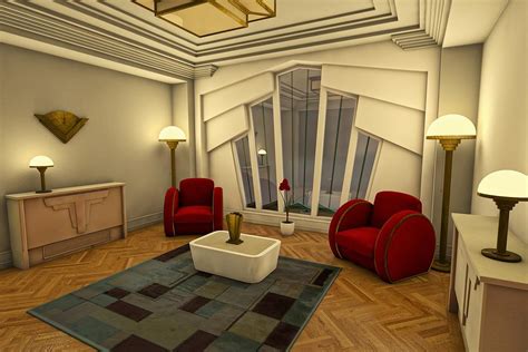 Classic Art Deco Living Room by Liam Liberty