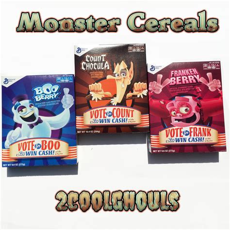 2 COOL GHOULS: Monster Cereals kick off Halloween 2016!