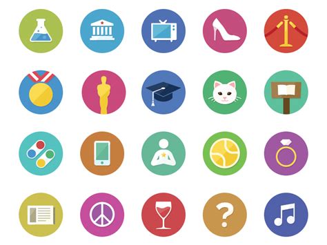 Category Icons by Micah Sivitz on Dribbble