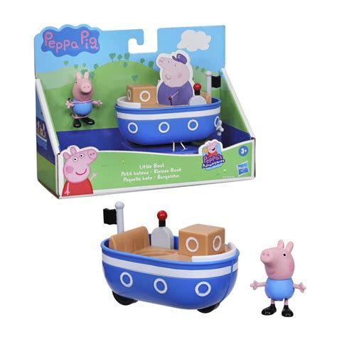 Peppa Pig Peppa’s Adventures Little Vehicles Little Boat Toy, Ages 3 ...