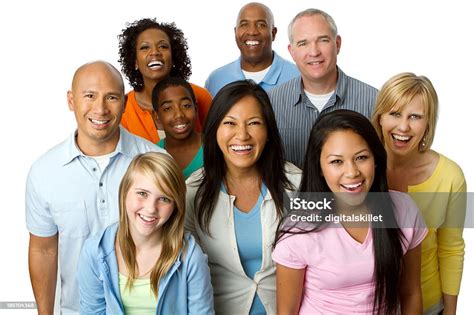 Diverse Group Of People Stock Photo - Download Image Now - Multiracial ...