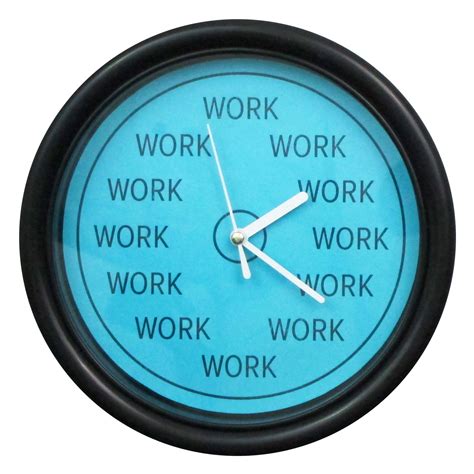 WORK clock · No Fun®