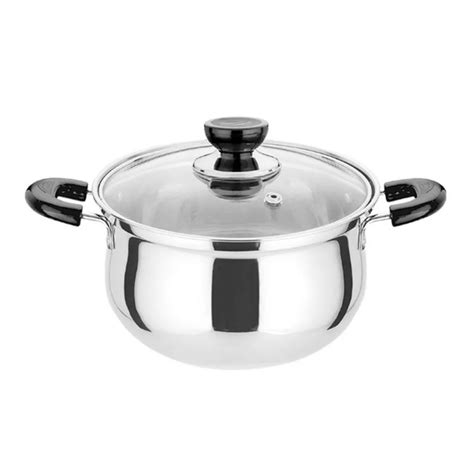 20cm Diameter Korean Style Thickened Stainless Steel Cooking Pot With ...