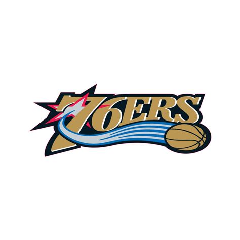 Philadelphia 76Ers Old Nba Logo Vector - (.Ai .PNG .SVG .EPS Free Download)