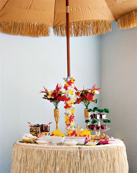 Bright & Cheerful Island Style Luau Party // Hostess with the Mostess ...