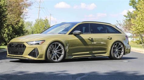 Tactical Green 2021 Audi RS 6 Avant Listed for Sale