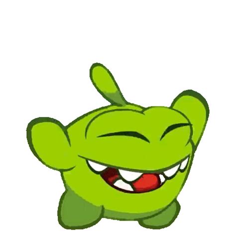 Celebrating Om Nom Sticker - Celebrating Om nom Cut the rope - Discover ...