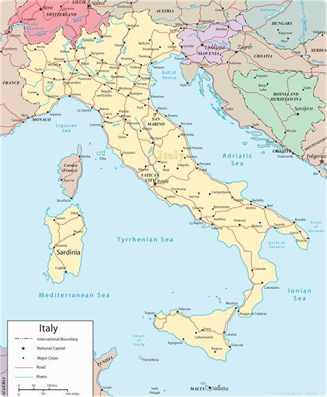 Italy Map - Travel Europe