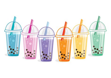 Bubble Tea Vectors - Download Free Vector Art, Stock Graphics & Images