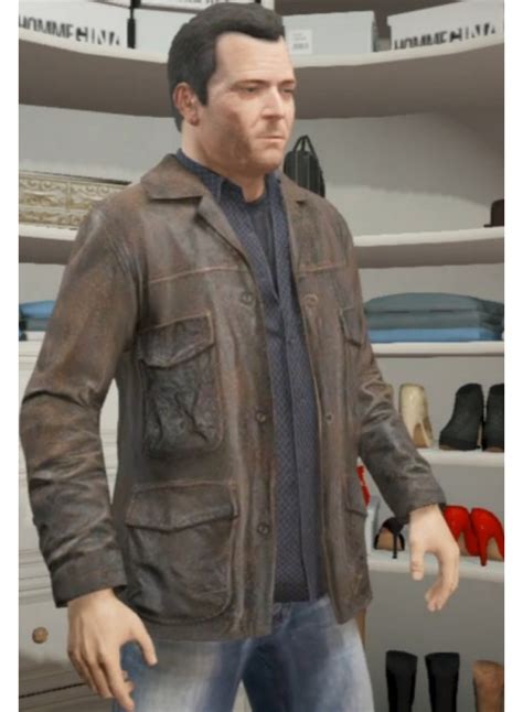 GTA 5 Michael Leather Jacket