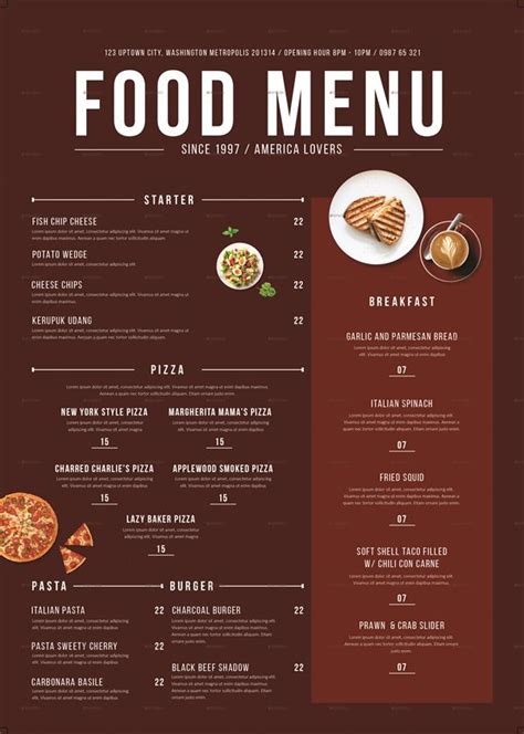 49+ Creative Restaurant Menu Design Ideas That Will Trick People To ...